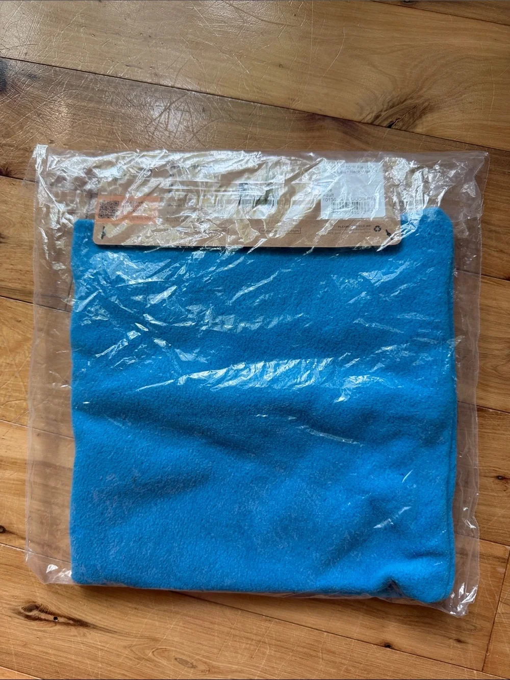 NEW Turtle Fur double layer neck, warmer adult one size blue ski winter wear